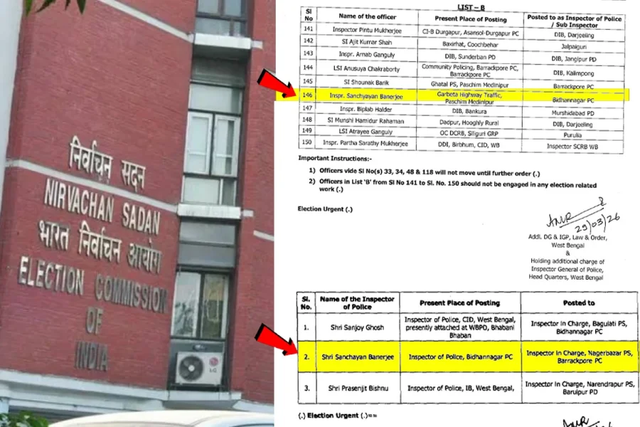 Alert West Bengal Election Commission Officer Transfer Controversy