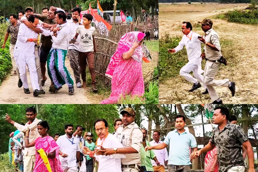 Bengal Chunav 2026: BJP Candidate Shubhendu Sarkar Attacked