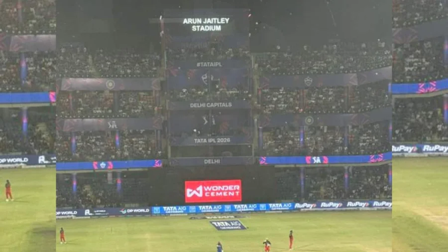 Dust Storm Halts DC vs RCB Match at Arun Jaitley Stadium