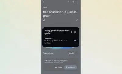 Google Translate Pronunciation Practice AI Launched